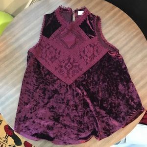 ‼️ FELT MAROON TANKTOP ‼️